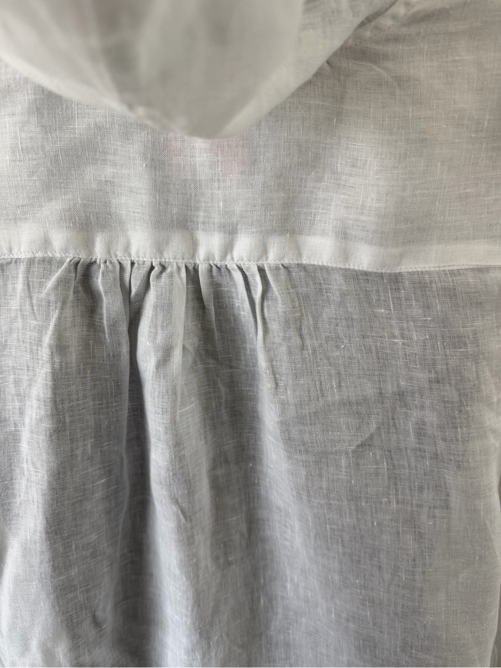 Linen For Cynthia White Hooded Swim Cover-Up Tunic with Pockets - Picture 9 of 13